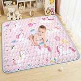 Aolso Baby Spielmatte, 127x127 cm Baby Krabbelmatte, Baby Faltbare Spielmatte,...