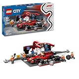 LEGO City F1 Boxenstopp mit Boxencrew und Ferrari Flitzer - Formel 1 Pit Stop...