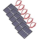 GTIWUNG 6 Stück 3V 0.3W 65X48mm Mikro-Mini-Solar-Panel-Zellen Sonnenkollektor...