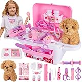 HYAKIDS Tierarztkoffer Tierarzt Spielzeug Arztkoffer Kinder, Doktorkoffer Kinder...