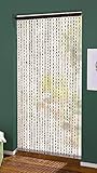 Dekoleidenschaft Bambus-Türvorhang Ring in Ring Balkontür...