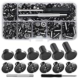 SMLOPLOM 110 Stück Buchschrauben, M5x4/5/6/8/10/12mm Hohlnieten, Geeignet für...