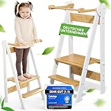 practical living e* Lernturm Montessori Platzsparend und höhenverstellbar aus...