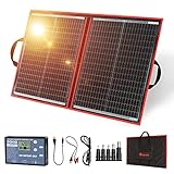 DOKIO Solarpanel Faltbar 100W Monokristalline Solarmodule Tragbar mit...