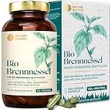 Bio Brennnessel - 180 Kapseln hochdosiert / 900 mg hochwertiges & reines Bio...