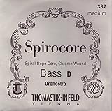Thomastik Einzelsaite für Kontrabass 3/4 Spirocore - C-Saite (low) Spiralkern,...