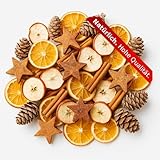 NaDeco Weihnachts-Potpourri 250g, Weihnachtsdeko, Adventskranz Deko Set,...