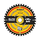 Dewalt Elite Kreissägeblatt DT10640 (Sägeblatt-ø 165/20 mm, Schnittbreite:...