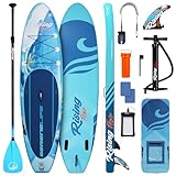 SereneLife Stand Up Paddling Board Set – SUP Board Aufblasbar mit Paddel,...