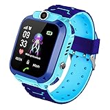 PTHTECHUS Kinder Intelligente Uhr Wasserdicht, Smartwatch LBS Tracker mit Kinder...