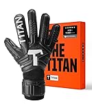 T1TAN Classic 1.0 Black-Out - Torwarthandschuhe - ohne Fingerschutz -...