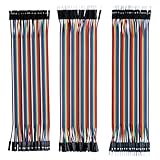 ELEGOO Jumper Wire 40x 20cm, Male-Female, Kabel Steckbrücken 28AWG...