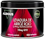 Fermentierter Roter Reis mit Q10, 400 Tabletten - 2,99 mg reines Monacolin -...
