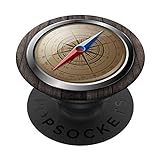 Nautischer Kompass Rose Cool Design für Abenteurer PopSockets mit...