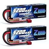 Zeee 2S LiPo Akku 7,4V 100C 5200mAh mit Deans T Steck Hardcase Batterie für RC...
