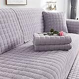 Sofa überzug Dicker Plüsch Schonbezug Sofabezug Gesteppte Sofa Sitzkissen...