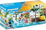 PLAYMOBIL Family Fun 70611 Kinderbecken mit Whirlpool, Zum Bespielen mit Wasser,...