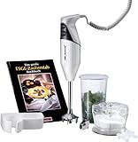 ESGE-Zauberstab M 160 G Gourmet, Stabmixer weiß, mit Zubehör, bis 15.000...