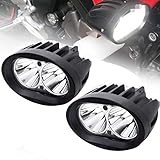 BeiLan 2Pcs Zusatzscheinwerfer Motorrad LED,Scheinwerfer...