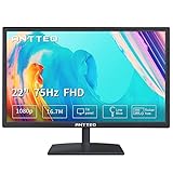 Antteq 22-Zoll-Computermonitor, FHD 1080p 75Hz Desktop-Monitor, Low Blue Light,...