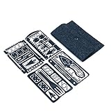Namvo Survival Card, Multi-Tool Card, 4-teiliges handgefertigtes Edelstahl...