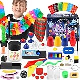 Subtail Zauberkasten - 70+ Zaubertricks Set für Kinder mit Zauberstab |...