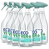 Ecover Glasreiniger Spray, für streifenfreie Fenster, grüner Tee- und...