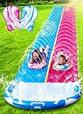 JOYIN 22,5ft/685.8cm Wasserrutsche und 2 Bodyboards, Garten-Wasserrutsche...
