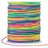 Vivifying 100m Gummiband für Armbänder, 1mm Armband Schnur für Perlen,...