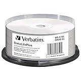 Verbatim BD-R DataLifePlus Blu-ray Rohlinge, 50 GB, Blu-ray-Disc mit 6-facher...