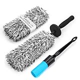 Toripor Profi Mikrofaser Felgenbürste extra dünn - mit Auto Detailing Brush,...