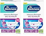 Dr. Beckmann Aktivkohle Wc-Schaum | Selbstaktivierender Schaum 3x 100 g | Floral...