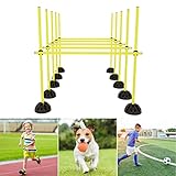 AufuN Agility Sprungstangen-Set, Trainingsstangen für konditionelles,...