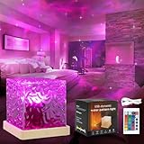 MXTIMWAN LED Sternenhimmel Projektor Kinder, RGB 3D Nordlicht Projektor mit 16...