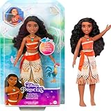 Mattel Disney Princess Toys, singende Vaiana-Puppe in charakteristischer...