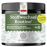 NATURE LOVE® Stoffwechsel Routine 150g – Stoffwechseldrink mit Apfelessig,...