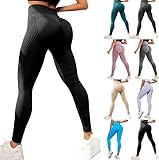 Jamicy Sport Leggings Damen High Waist Sportleggins Frauen Lang Gym Leggings...
