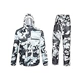 Ynport Crefreak Wasserdichter Anzug für Herren/Damen, Camouflage-Muster, mit...