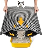 Conlun Katzenklo Matte, 58x40cm Waben Doppelschicht Katzenstreu Matte, Urin- &...