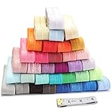 34 Farben Schr?gband zum N?hen, Elastisch 15mm Breite Gummiband zum N?hen,...