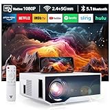 ZDK Neuer Beamer 2024 4K-Unterstützung Full HD 1080P 5G WiFi projektor mit...