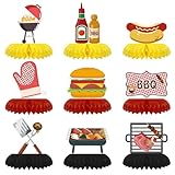 9PCS BBQ Party Dekorationen BBQ Baby Dusche Tischaufsätze Picknick Dekorationen...