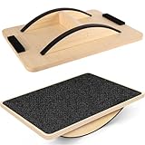 Balance Board aus Holz - Rutschfestes Balance Board für Erwachsene - für...