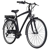 Adore Alu E-City Bike Herren Versailles 28'' schwarz 250 Watt Li-Ion...