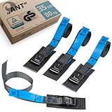 valonic ANT - 4X 35cm Kurze Spanngurte, mit Pad, 80Kg, 19mm, TÜV Rheinl. / GS...