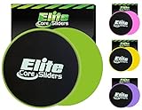 Elite Sportz Slider zum Trainieren, 2 doppelseitige Gleitscheiben zum Trainieren...