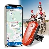 Fahrrad GPS Tracker Bike Locator 1800mAh Wasserdicht SOS Überdrehzahl Alarm...