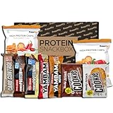 Supplify Protein Snack Box | 8 proteinreiche Snacks in einem Paket |...