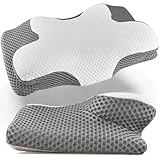 Ergo Dream® Orthopädisches Memory Foam Kopfkissen, Ergonomisches Nackenkissen,...