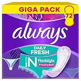 Always Daily Fresh Normal Flexistyle Slipeinlagen 72 Stück, Mit Frischduft,...